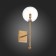 Wall lamp ST LUCE. SL1205.301.01. Sandro. 1x5 W, G9, 4000K, 15x42 cm, brass color