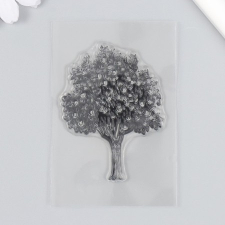 Stamp for creativity Silicon "Apple tree" 9x6 cm-2