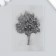 Stamp for creativity Silicon "Apple tree" 9x6 cm