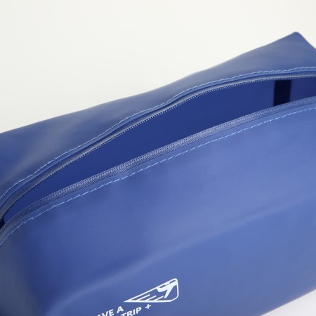 Lightning cosmetic bag, blue color-2