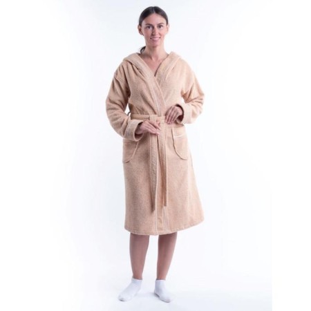 Frequency bathrobe, size 52, cappuccino color-1