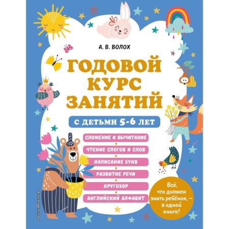 An annual course of classes with children 5-6 years old. Volokh A.V.