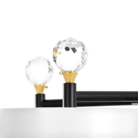 Люстра "Велтос" 6хLED 156Вт 3000-6000К черно-белый 83х83х21 см BayerLux-7