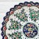 Largan Rishtan ceramics "Flowers", 32 cm, blue, deep
