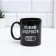 Homeleon mug Ceramic “Voorous Regime”, 350 ml, black color