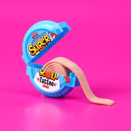 Chewing gum Super Roll Tattoo, Assorted, 12 g-2