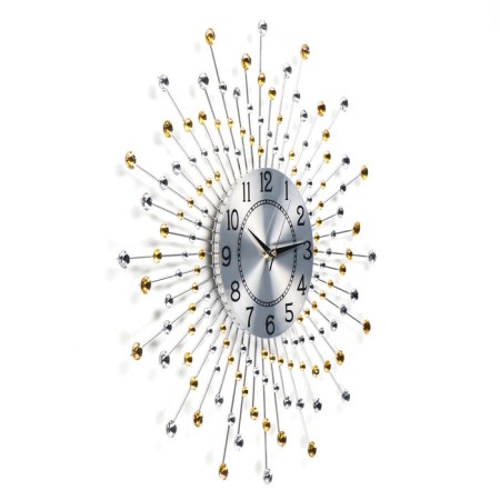 Watching clock, interior, large "Otzier", silent, D-59 cm, dial d-22 cm-4