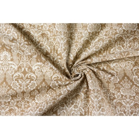 Crystick, size 145 × 210 cm, print Damascus, coffee color-2