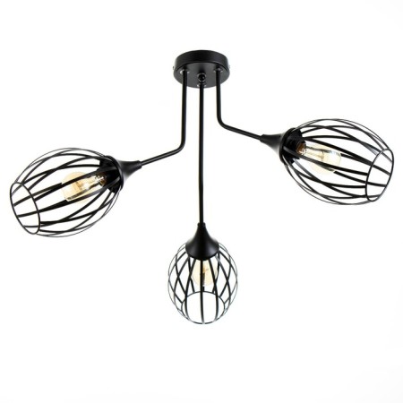 Svetogor chandelier "Age" 3x60W E27 black-1
