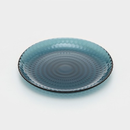 Dessert glass plate "I idyll", d = 19 cm, color London Topaz