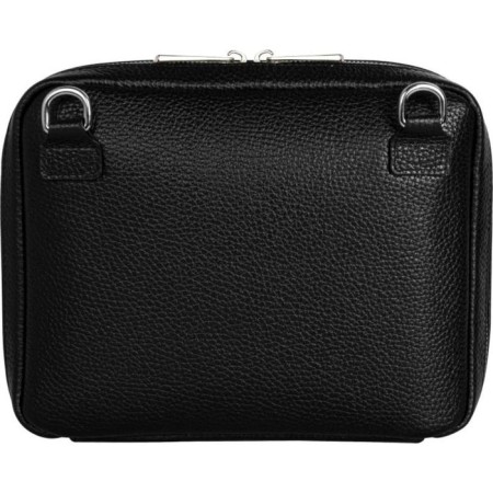 Cross-Bodi bag with Mumi zipper, external pocket, black color-3