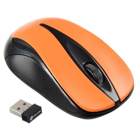 Mouse call 675MW Black/Orange optical (1200DPI) wireless USB for a laptop (3but) 102945-5