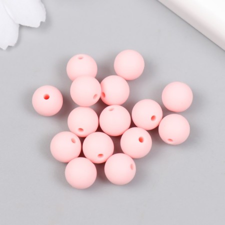 Busina silicone "Round" light pink d = 0.9 cm-1