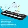 Musical toy "Piano: Pianist", 37 keys, sound effects, works from batteries
