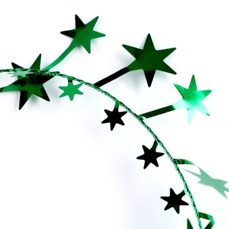 Wire for crafts and decor "Star" length - 5 meters, green color-3