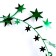 Wire for crafts and decor "Star" length - 5 meters, green color