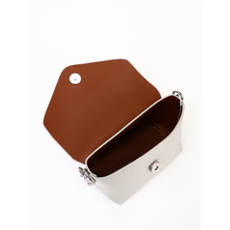 Women's bag, 27*7*12, lightning departure, belt lengths, silver-10