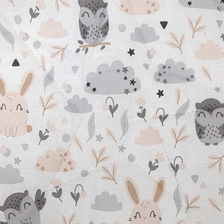 Baby Baby "Bunny", swan fluff, size 110x140 cm-4