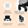 Stroller walking children's maxima (indigo), removable bumper, color light gray
