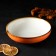 Porcelain deep porcelain Magistro "Cerera", 1.1 l, d = 22 cm, color orange color