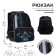 School backpack, 37 x 26 x 13 cm, ergonomic back, calligrata orth "ninja"