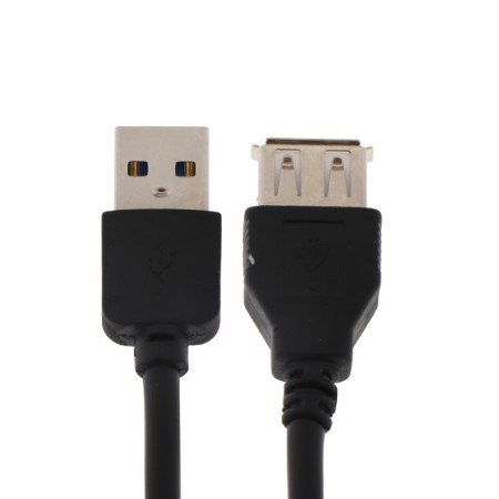 Luazon, USB Am-Af, 3 m, black cable-2