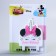 Candle for the cake "Happy Birthday!", 74 x 100 mm, Minnie Mouse Unicorn