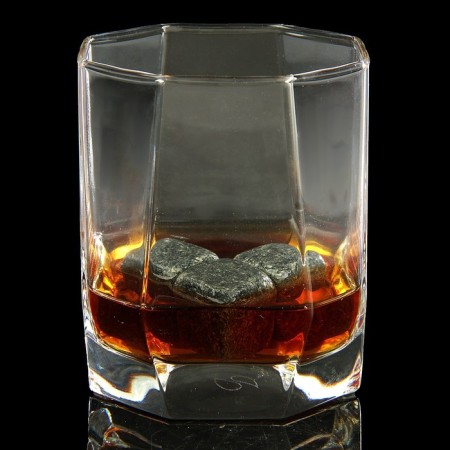 Stones for whiskey in a bag of "beloved man. Leo", natural steat, 6 pcs-4