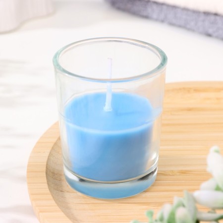 Aromatic candle in glass 5x6cm, ocean-1