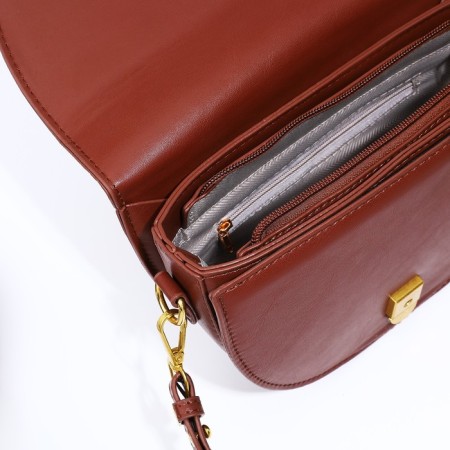Lightning bag bag, brown color-6