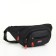 Lightning waist bag, 3 outer pockets, black color