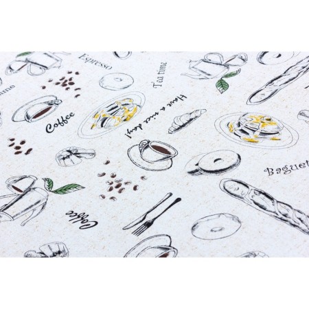 MEIWA tablecloth, 122 x 152 cm, roll 10 pcs, white/beige color-5
