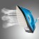 Matryona iron MA-047, 2200 watts, steel sole, blue