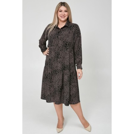 Female dress, size 56, black color