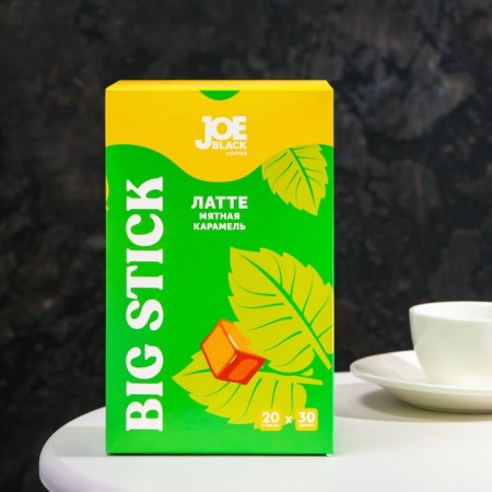 Drink Coffee Doluble Joe Black Big Stick "Latte Mint Caramel", 30 g-1
