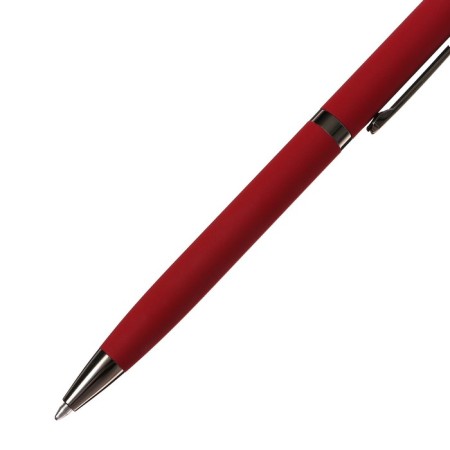 Switching handle, 1.0 mm, BrunovisConti firenze, blue rod, metal case Soft Touch Red, in case-2