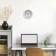 Two-Budger clock "Classics", D-15 cm, discrete move, on batteries