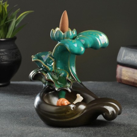 A set of incense on the stand "Wave" 14x13x10cm-2