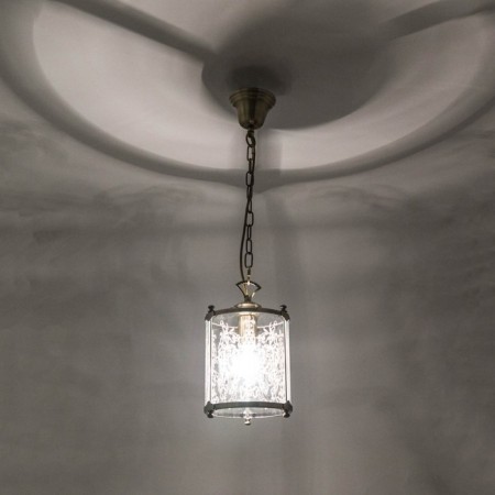 Suspended lamp Citilux "Versailles" CL408113, 19X19X40 cm, 1x75W, E27, brown color-3