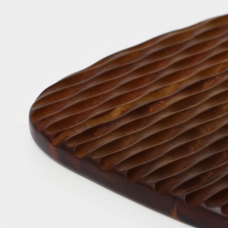 Groot board with a pen “Relief”, 36 × 22 × 1.5 cm, acacia-2