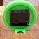 Clock - desktop an alarm clock, discrete move, 9 x 9 cm