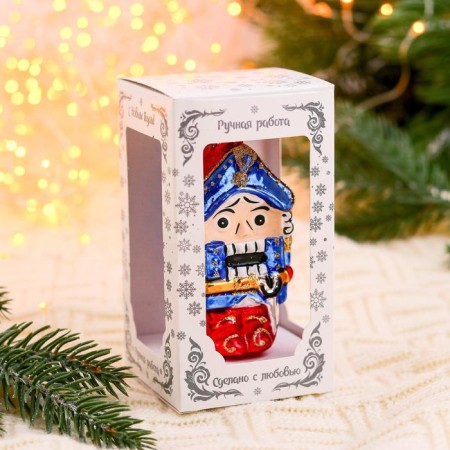 Christmas tree decoration "Fairytale Nutcracker" H-9 cm, mix-3