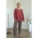 Female blouse, size 56, burgundy color