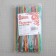 Disposable tubes for drinks of the share, 21 cm, d = 5 mm, 100 pcs, with corrugation, mix color