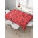 The tablecloth "openwork hearts", rectangular, Saten, size 145x180 cm
