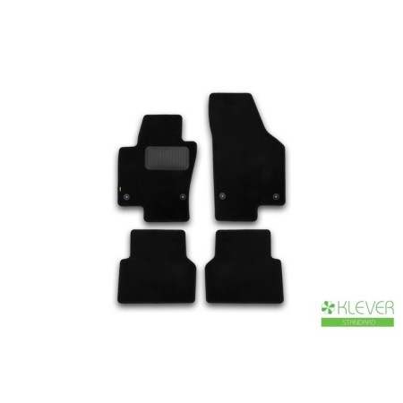 Rugs in the cabin Klever Standard Volkswagen Tiguan, 2007-2016, cross., 4 pcs. (textile)