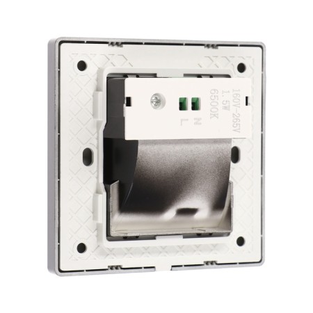 Built-in lamp for the stairs, NL-39, engine sensor, 1.5 W, 60 lm, 6500k, black-4