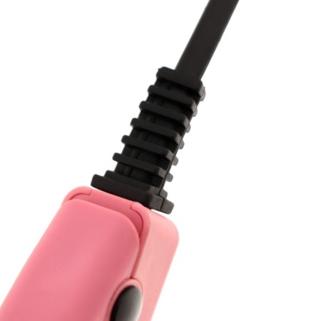 The curling iron Luazon LW-20, 35 W, ceramic coating, D = 12 mm, 180 ° C, pink-3