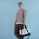 Sports bag, Textura, average size, black/white color