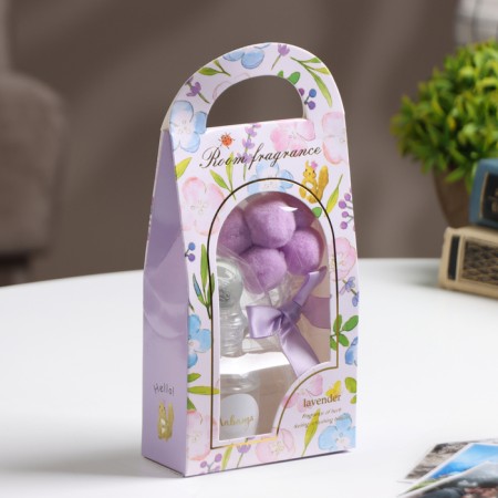 Aromatic diffuser with "Spring" decor, 30 ml, lavender, "wealth of aroma"-2